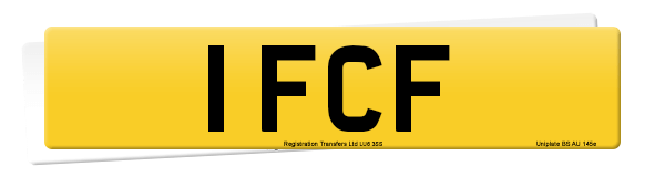 Registration number 1 FCF